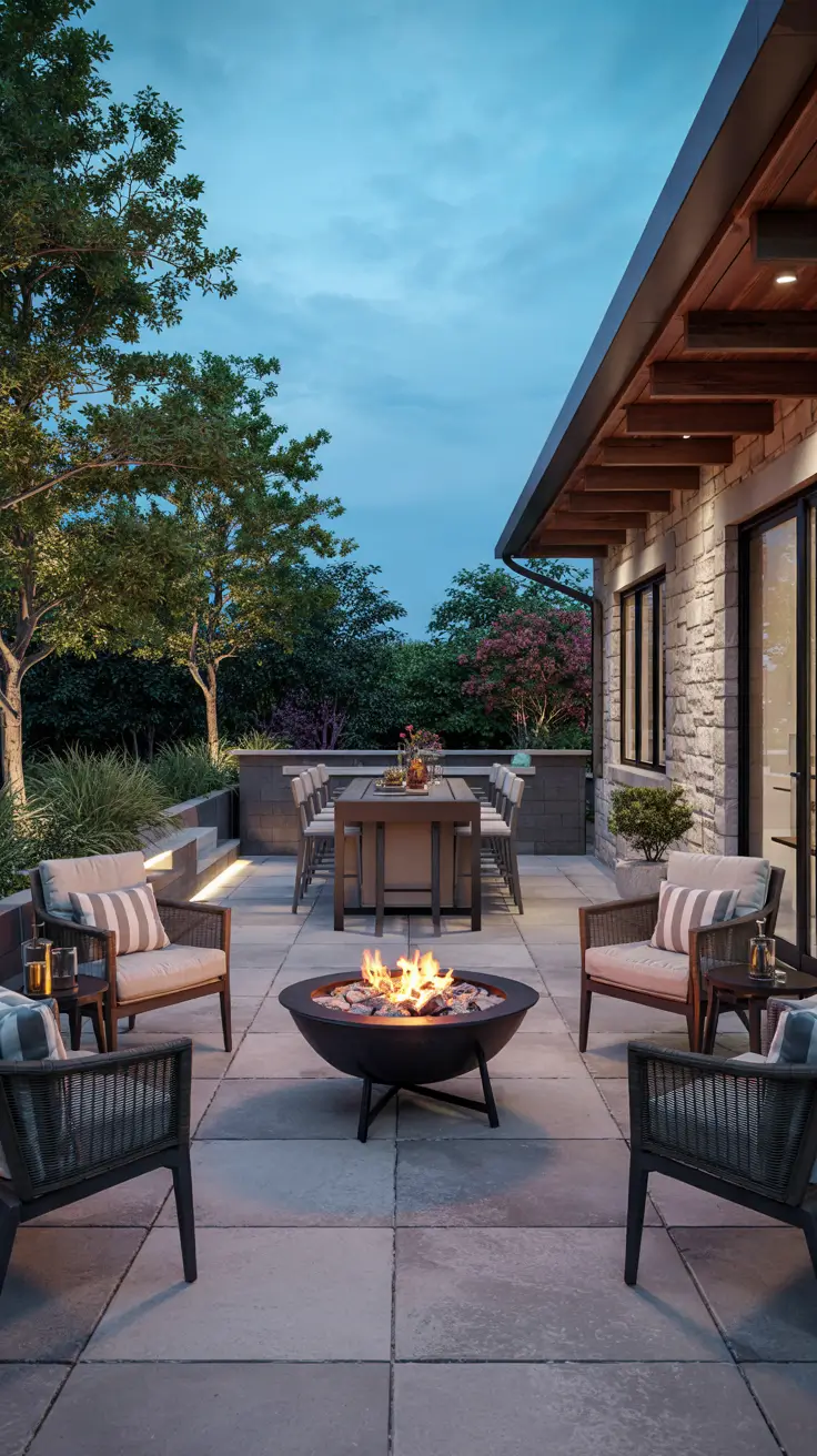 37 Patio With Fire Pit 2026 - Modern Outdoor Ideas for Stylish Backyards