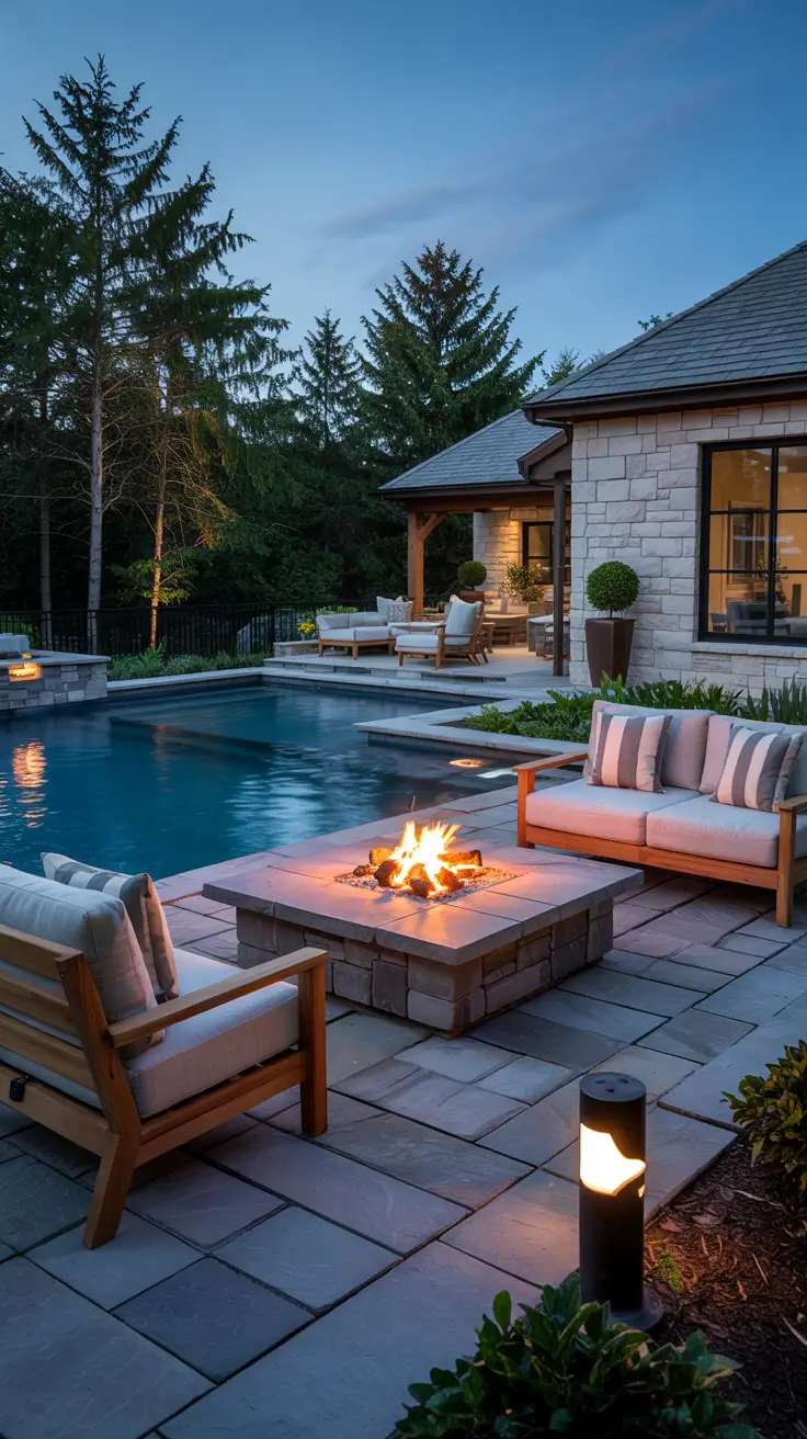 37 Patio With Fire Pit 2026 - Modern Outdoor Ideas for Stylish Backyards