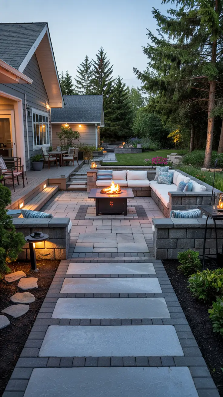 37 Patio With Fire Pit 2026 - Modern Outdoor Ideas for Stylish Backyards