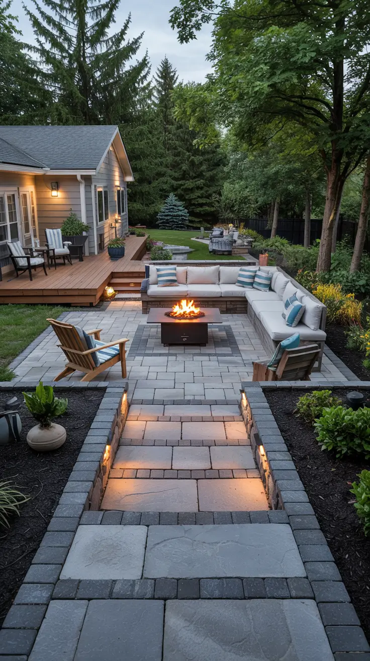 37 Patio With Fire Pit 2026 - Modern Outdoor Ideas for Stylish Backyards