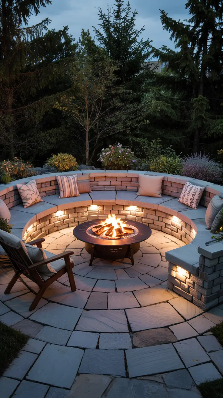37 Patio With Fire Pit 2026 - Modern Outdoor Ideas for Stylish Backyards