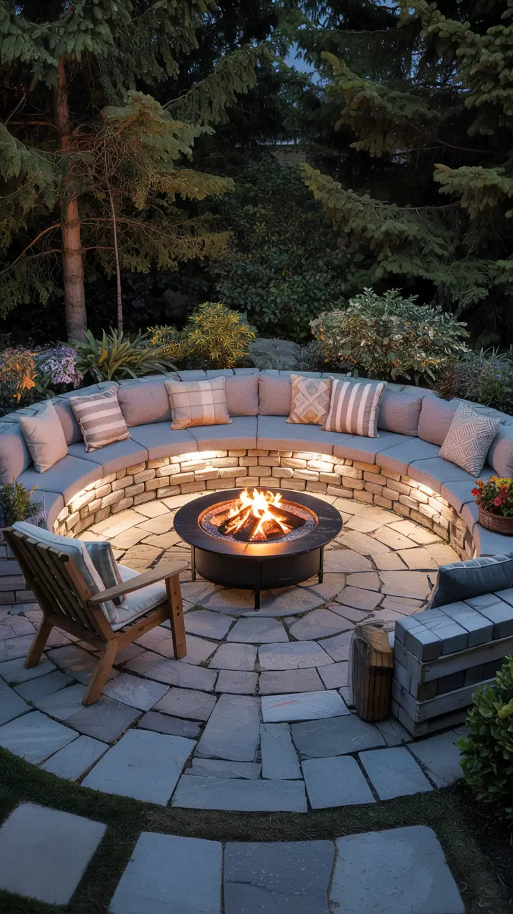 37 Patio With Fire Pit 2026 - Modern Outdoor Ideas for Stylish Backyards