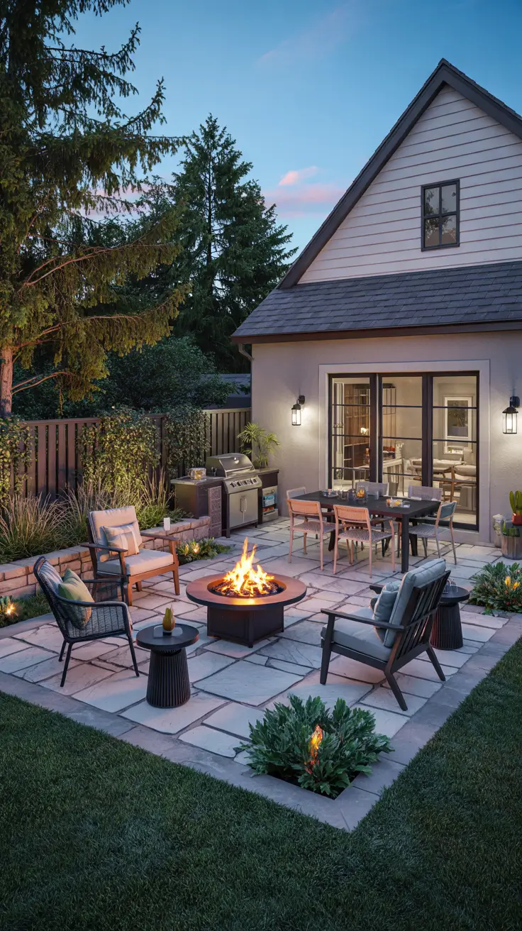 37 Patio With Fire Pit 2026 - Modern Outdoor Ideas for Stylish Backyards