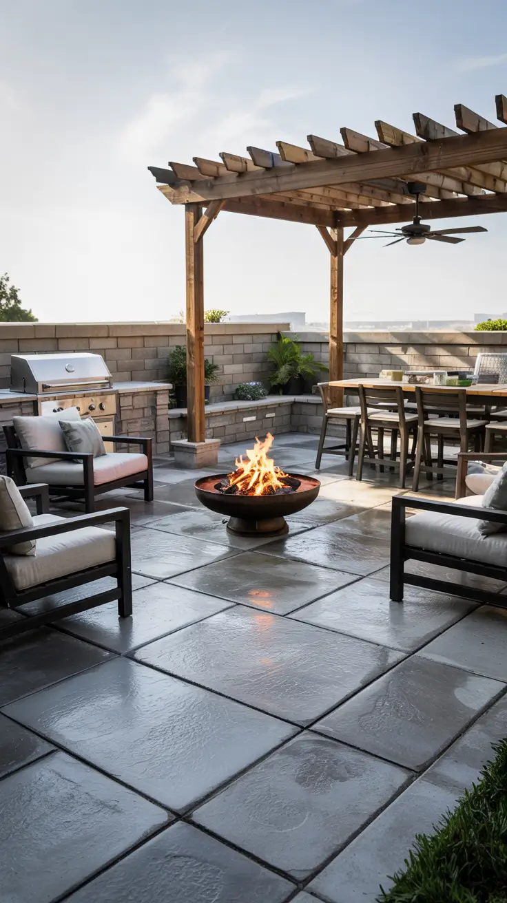 37 Patio With Fire Pit 2026 - Modern Outdoor Ideas for Stylish Backyards