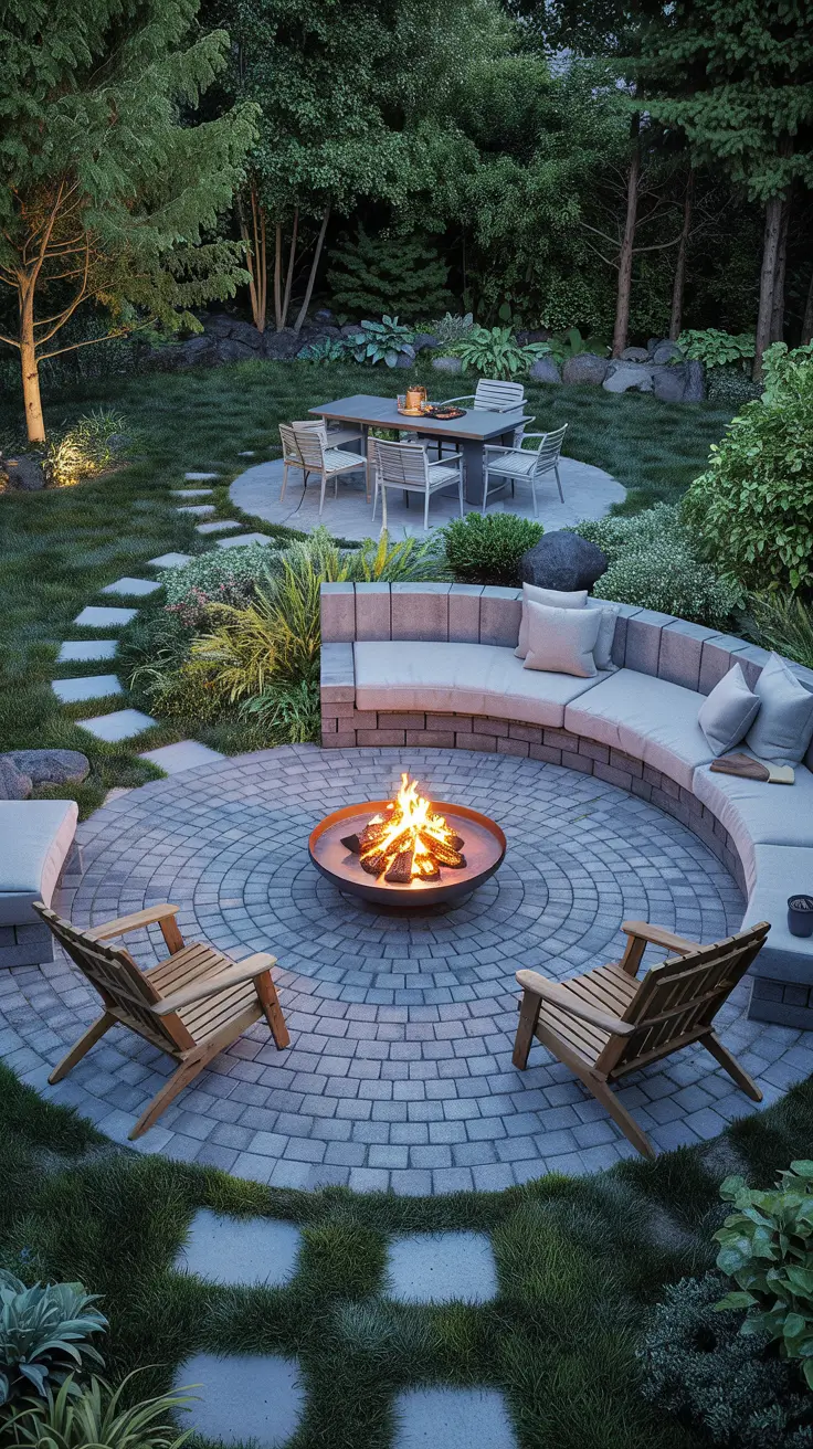 37 Patio With Fire Pit 2026 - Modern Outdoor Ideas for Stylish Backyards