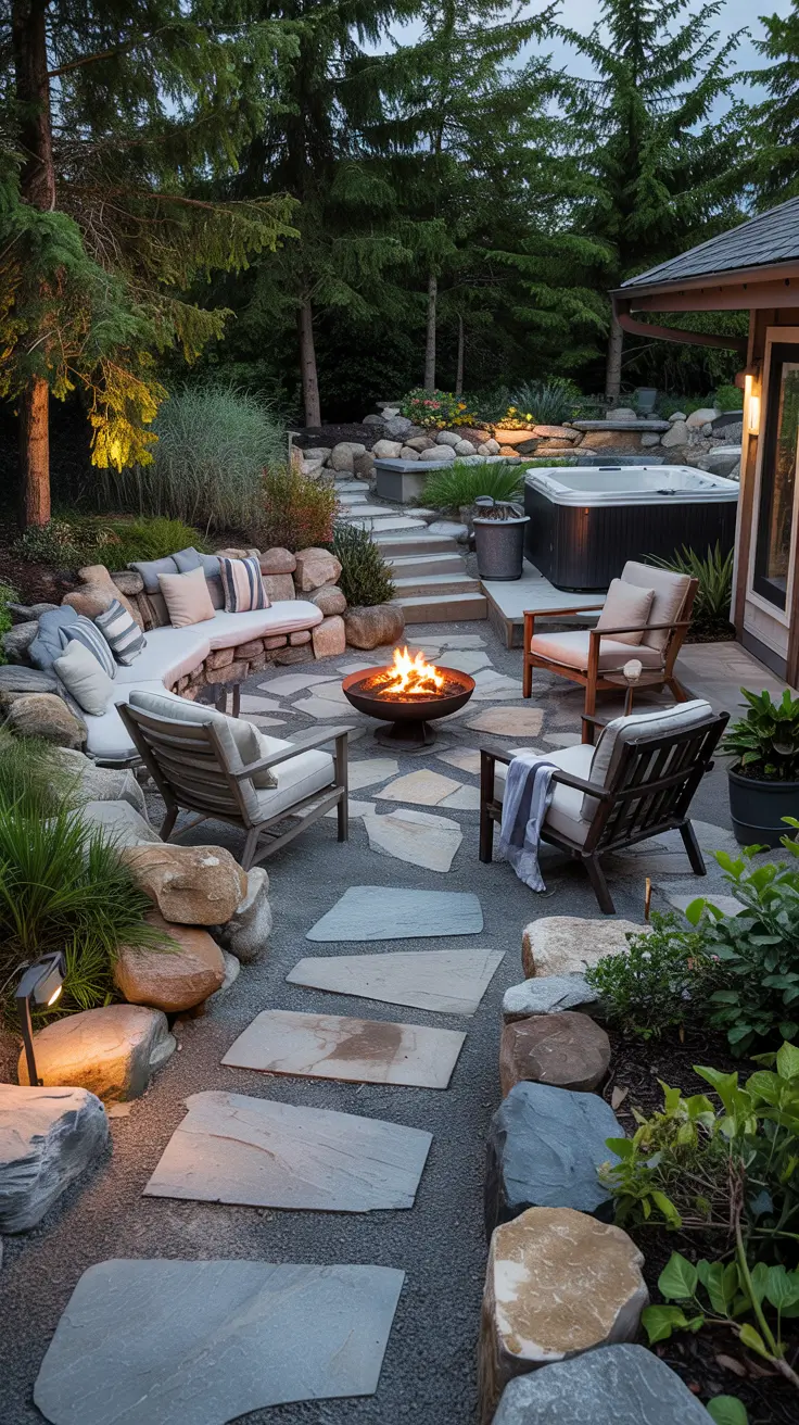 37 Patio With Fire Pit 2026 - Modern Outdoor Ideas for Stylish Backyards