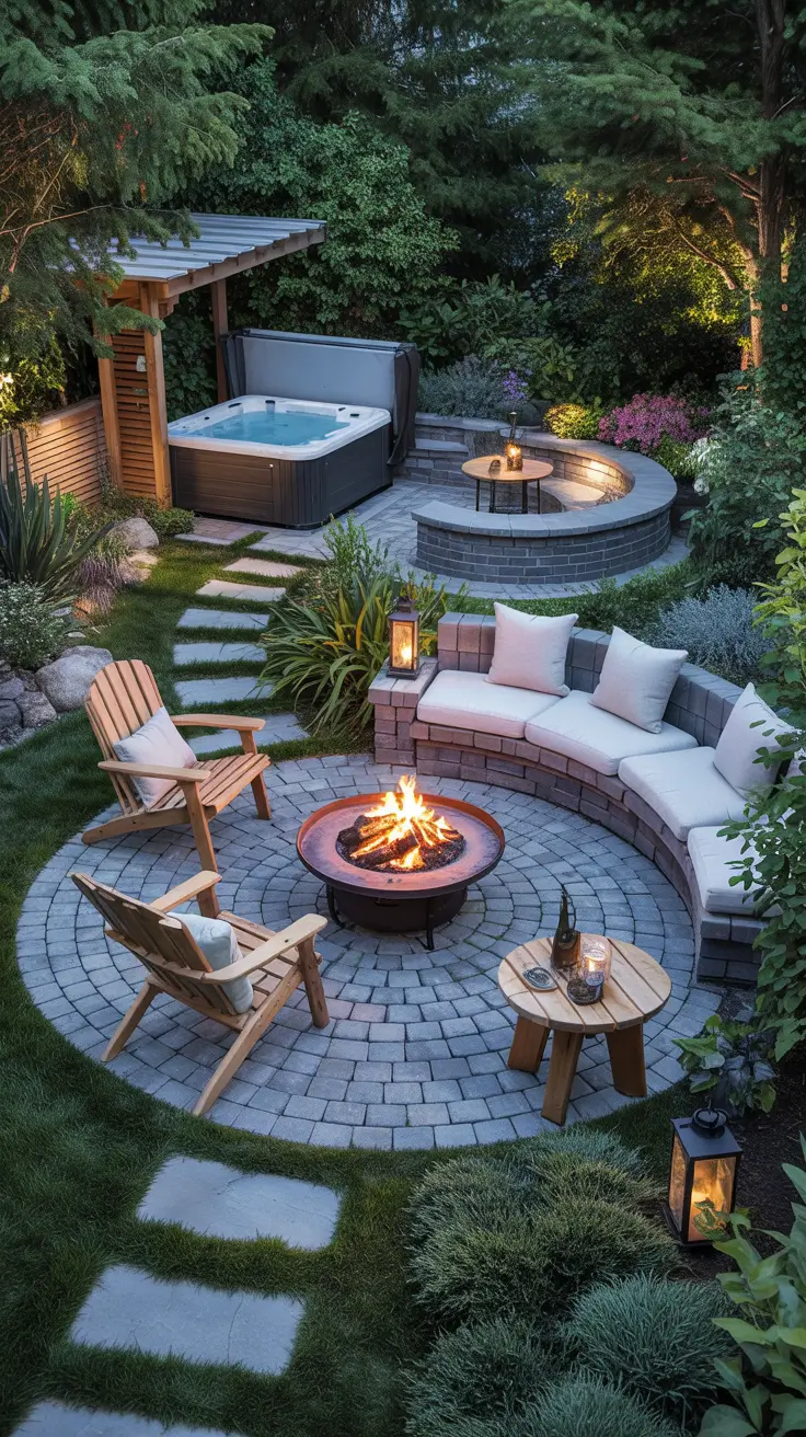 37 Patio With Fire Pit 2026 - Modern Outdoor Ideas for Stylish Backyards