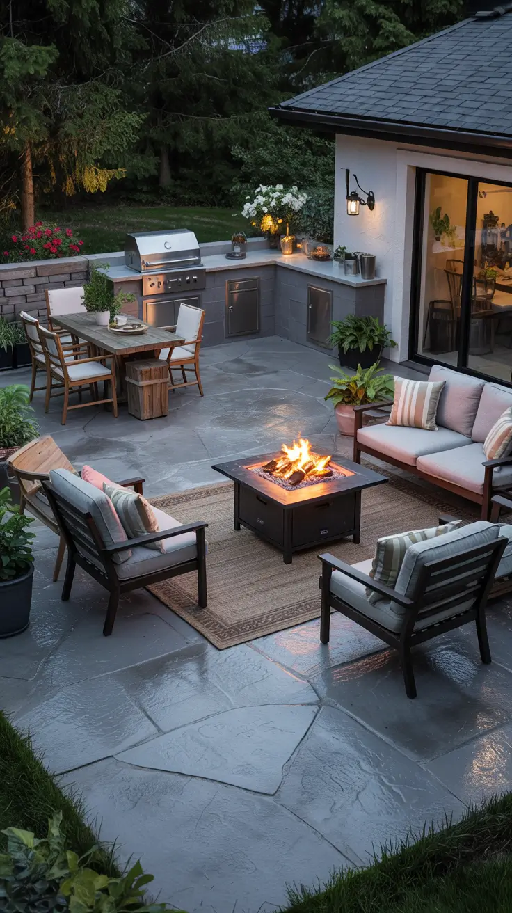 37 Patio With Fire Pit 2026 - Modern Outdoor Ideas for Stylish Backyards