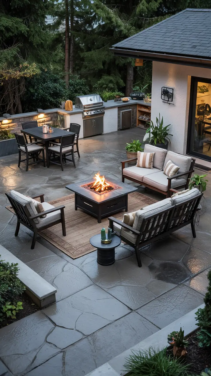 37 Patio With Fire Pit 2026 - Modern Outdoor Ideas for Stylish Backyards