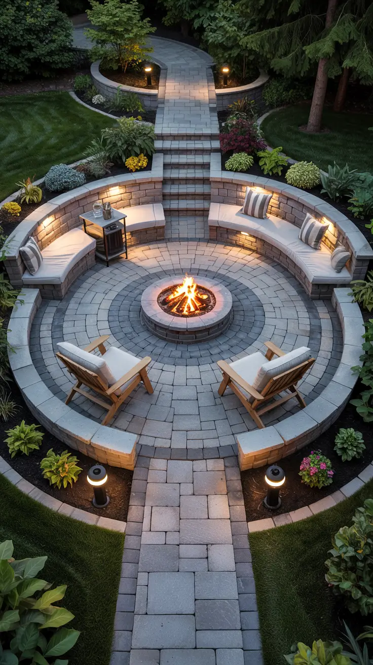 37 Patio With Fire Pit 2026 - Modern Outdoor Ideas for Stylish Backyards