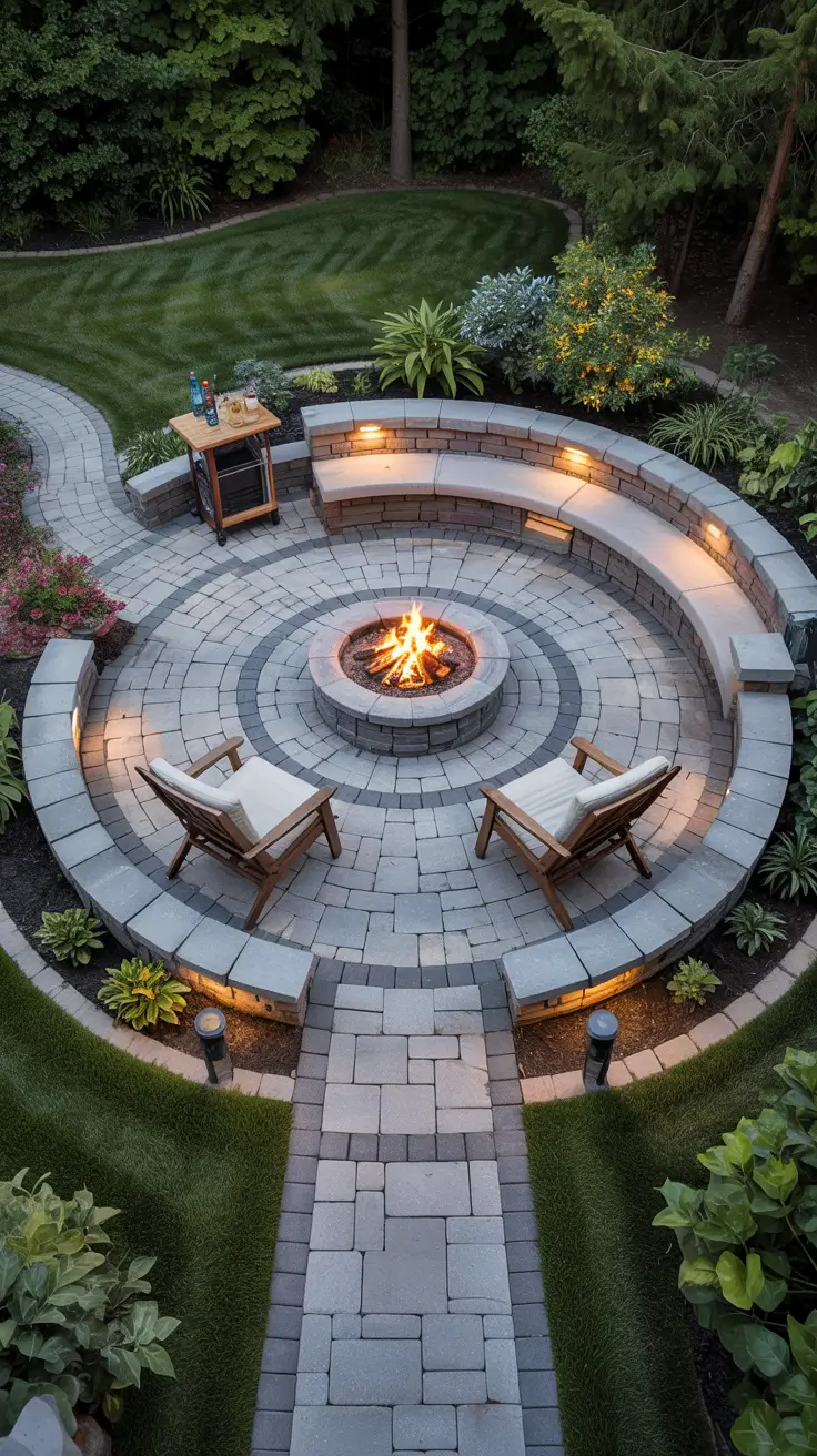37 Patio With Fire Pit 2026 - Modern Outdoor Ideas for Stylish Backyards