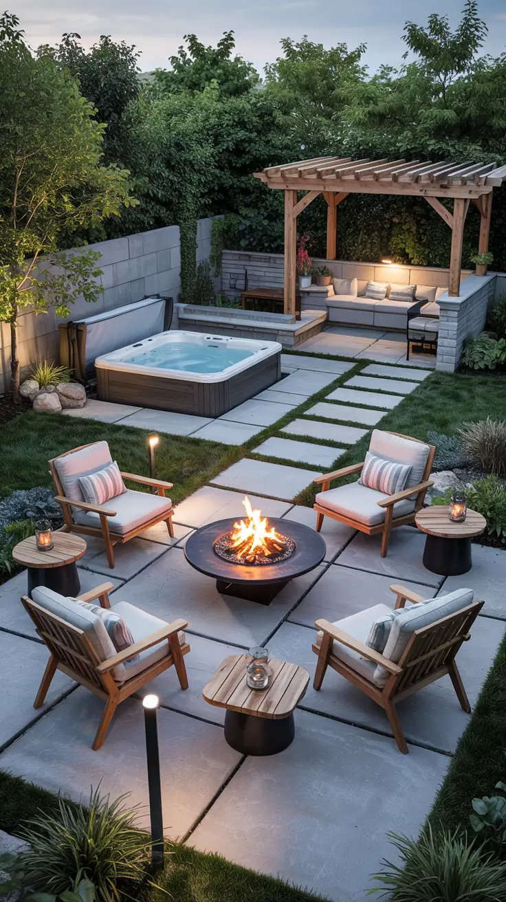 37 Patio With Fire Pit 2026 - Modern Outdoor Ideas for Stylish Backyards