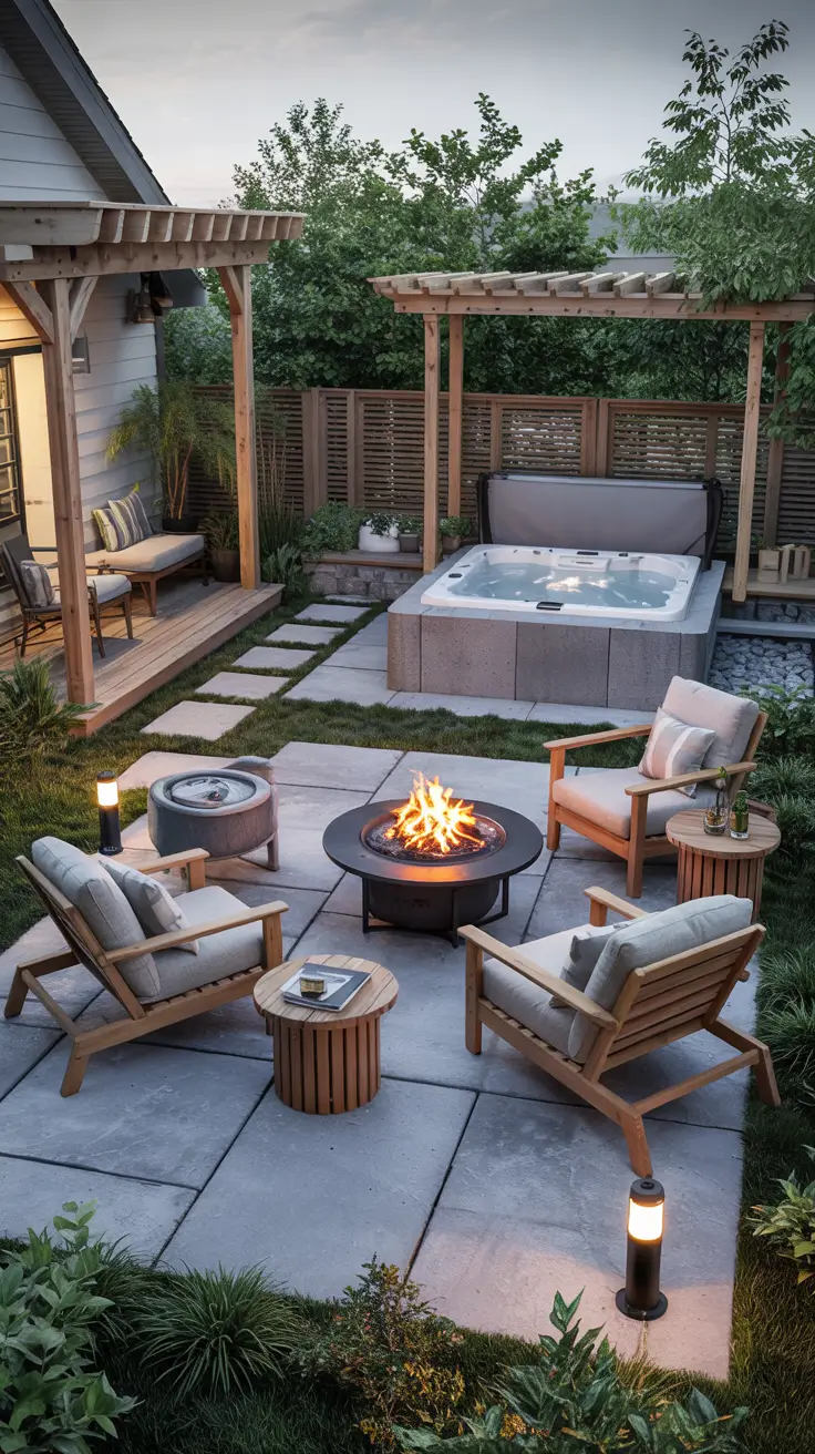 37 Patio With Fire Pit 2026 - Modern Outdoor Ideas for Stylish Backyards