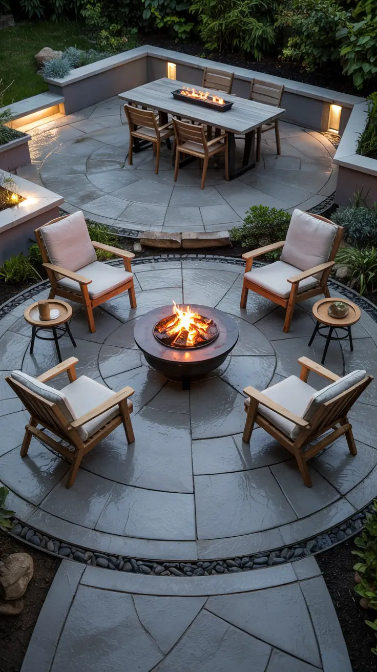37 Patio With Fire Pit 2026 - Modern Outdoor Ideas for Stylish Backyards