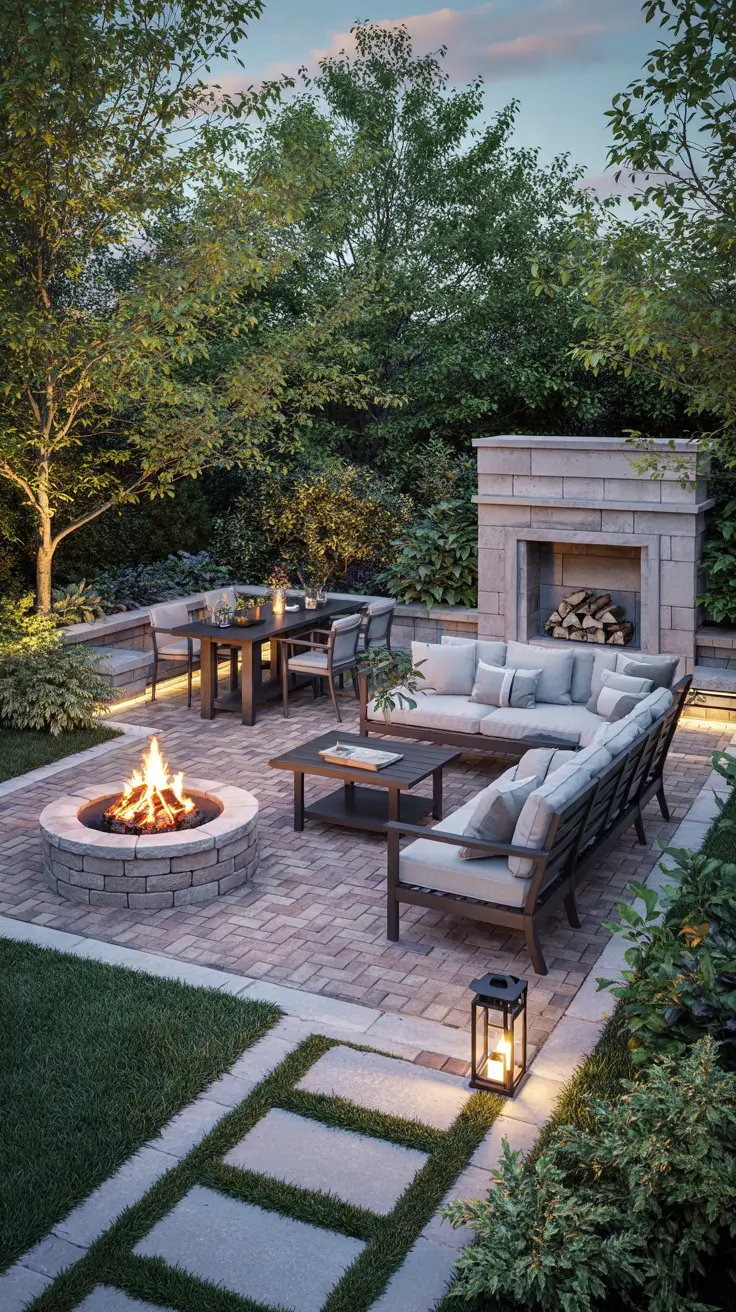 37 Patio With Fire Pit 2026 - Modern Outdoor Ideas for Stylish Backyards