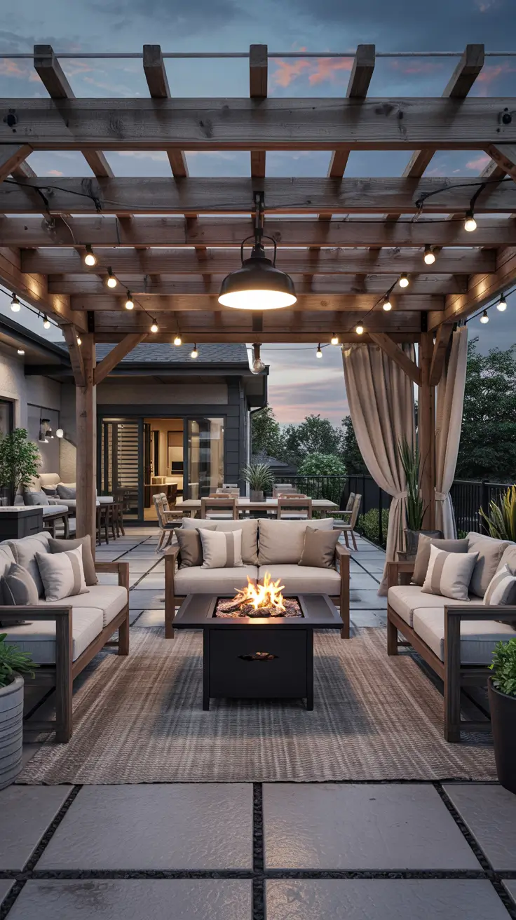 37 Patio With Fire Pit 2026 - Modern Outdoor Ideas for Stylish Backyards