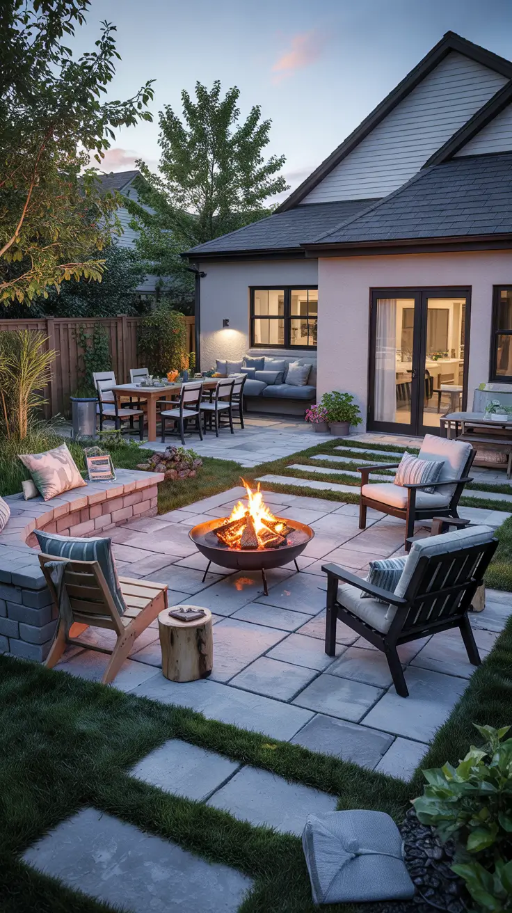 37 Patio With Fire Pit 2026 - Modern Outdoor Ideas for Stylish Backyards