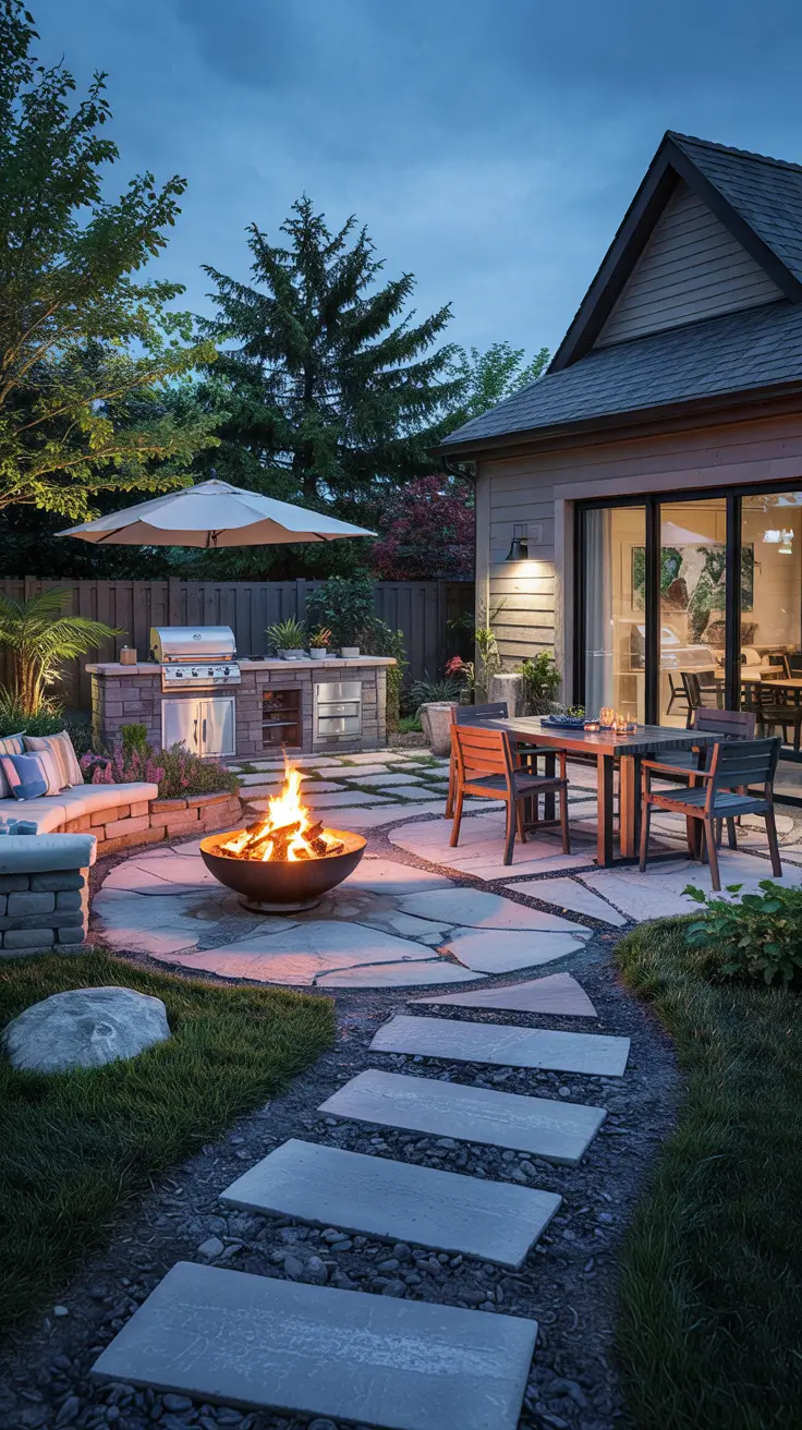 37 Patio With Fire Pit 2026 - Modern Outdoor Ideas for Stylish Backyards
