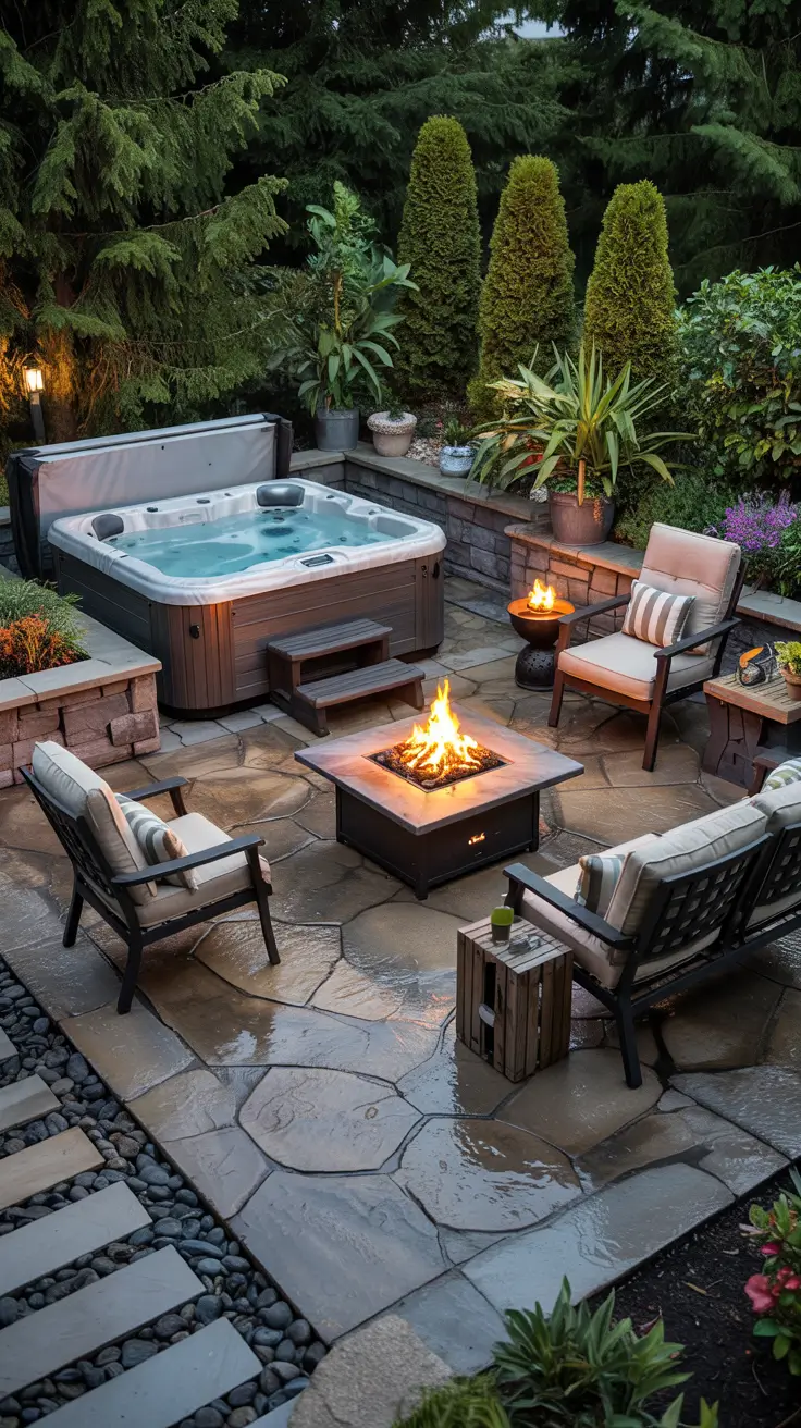 37 Patio With Fire Pit 2026 - Modern Outdoor Ideas for Stylish Backyards