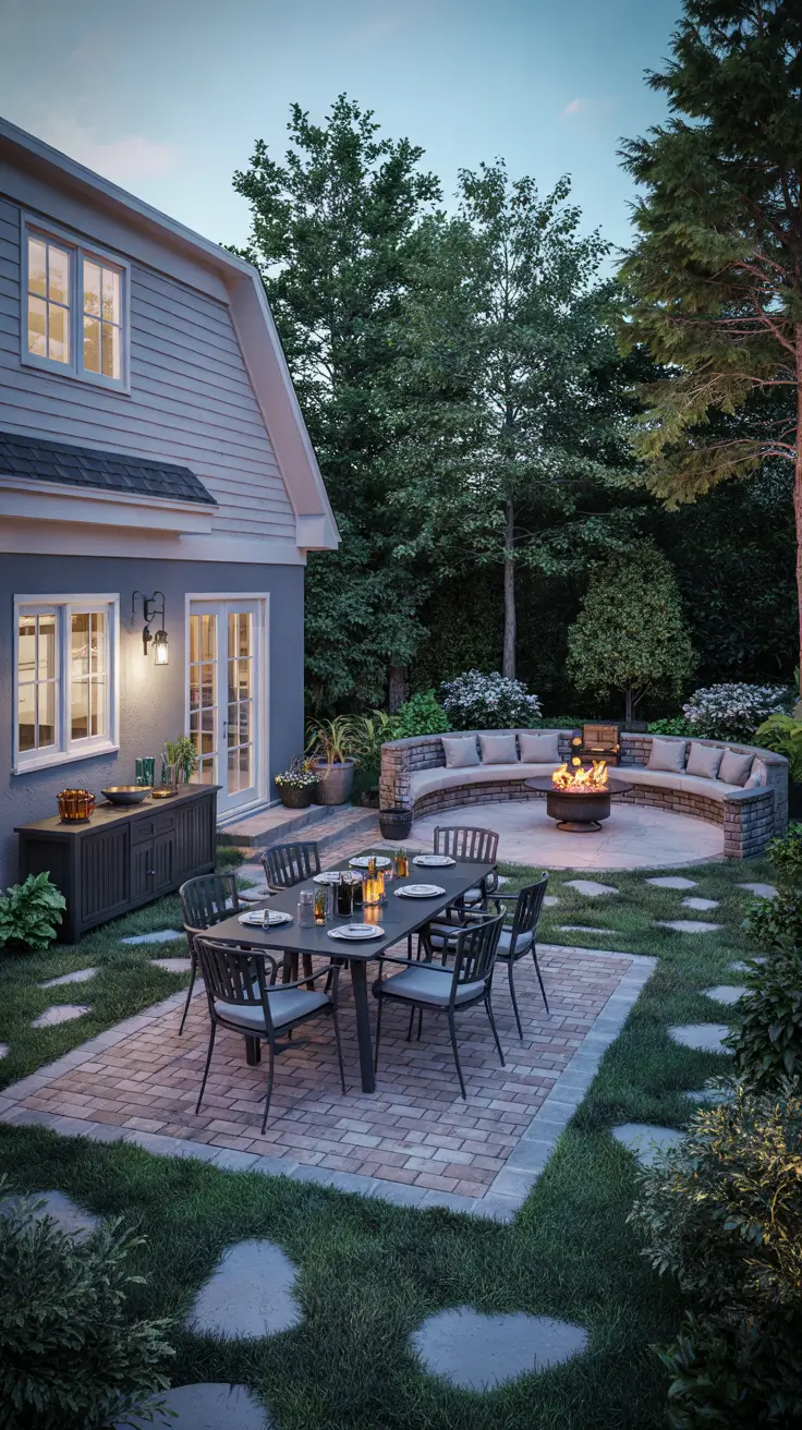 37 Patio With Fire Pit 2026 - Modern Outdoor Ideas for Stylish Backyards