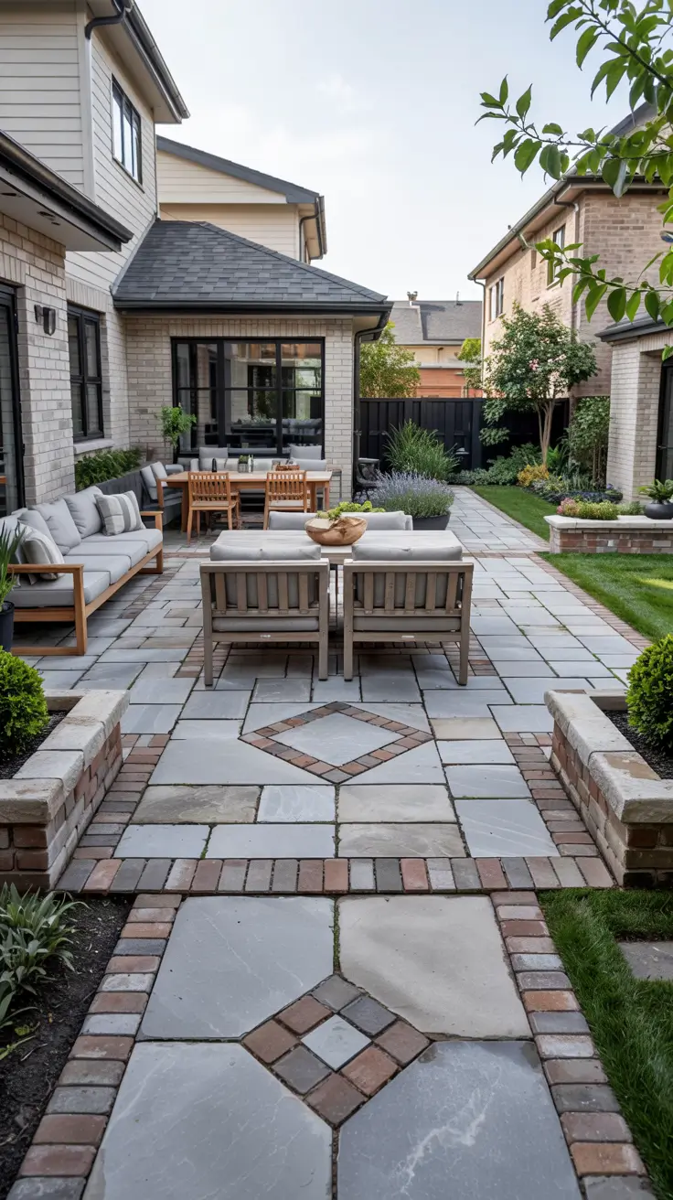 25 Paver Patio Patterns 2026 - Modern Ideas, Square, Brick, Herringbone Designs