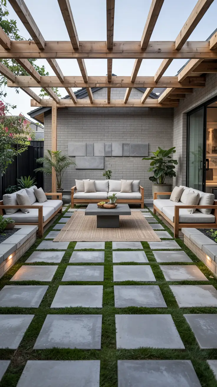 25 Paver Patio Patterns 2026 - Modern Ideas, Square, Brick, Herringbone Designs