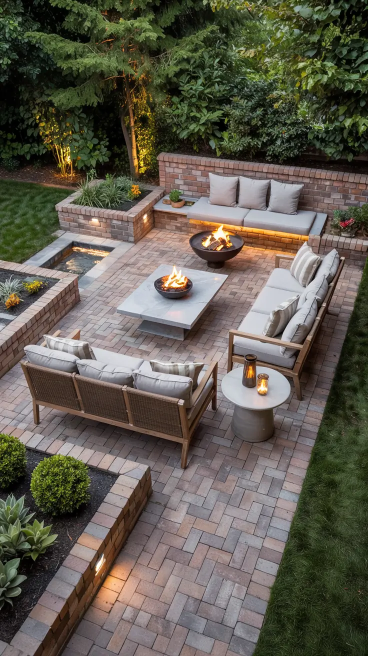 25 Paver Patio Patterns 2026 - Modern Ideas, Square, Brick, Herringbone Designs