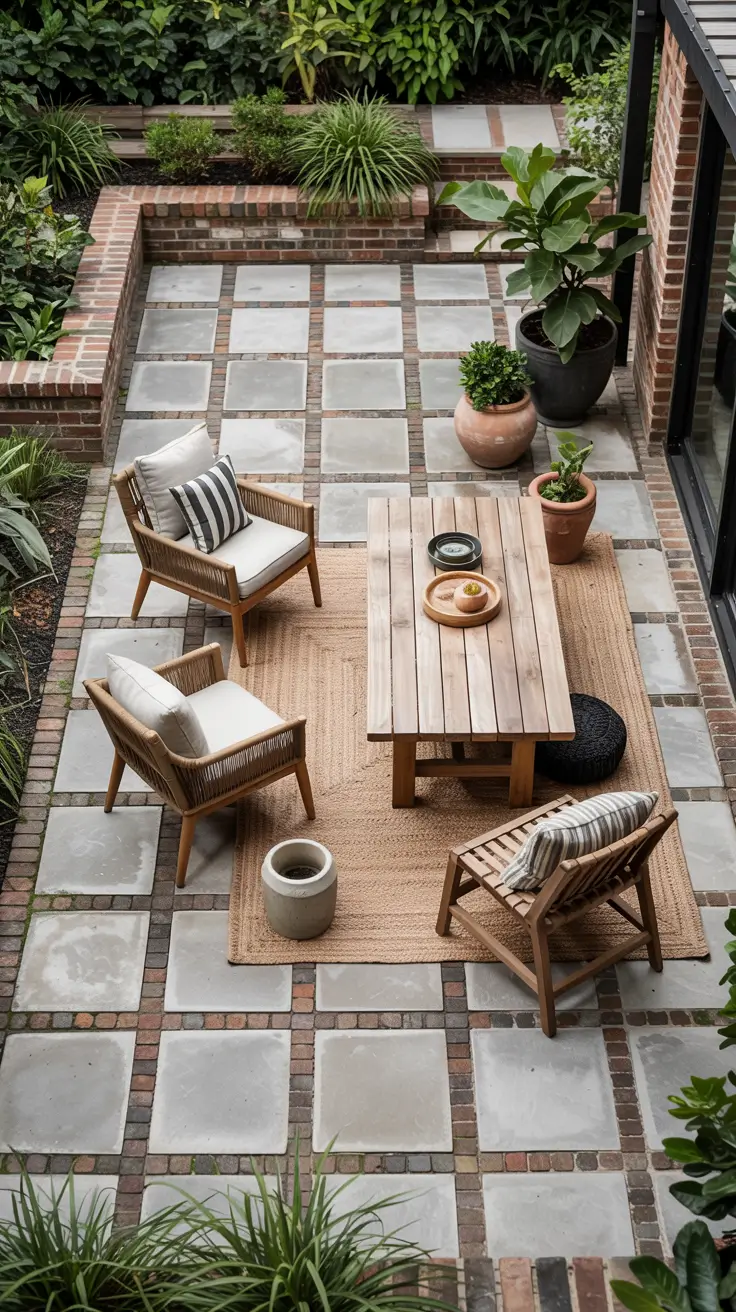 25 Paver Patio Patterns 2026 - Modern Ideas, Square, Brick, Herringbone Designs