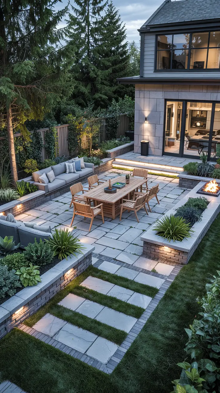 25 Paver Patio Patterns 2026 - Modern Ideas, Square, Brick, Herringbone Designs