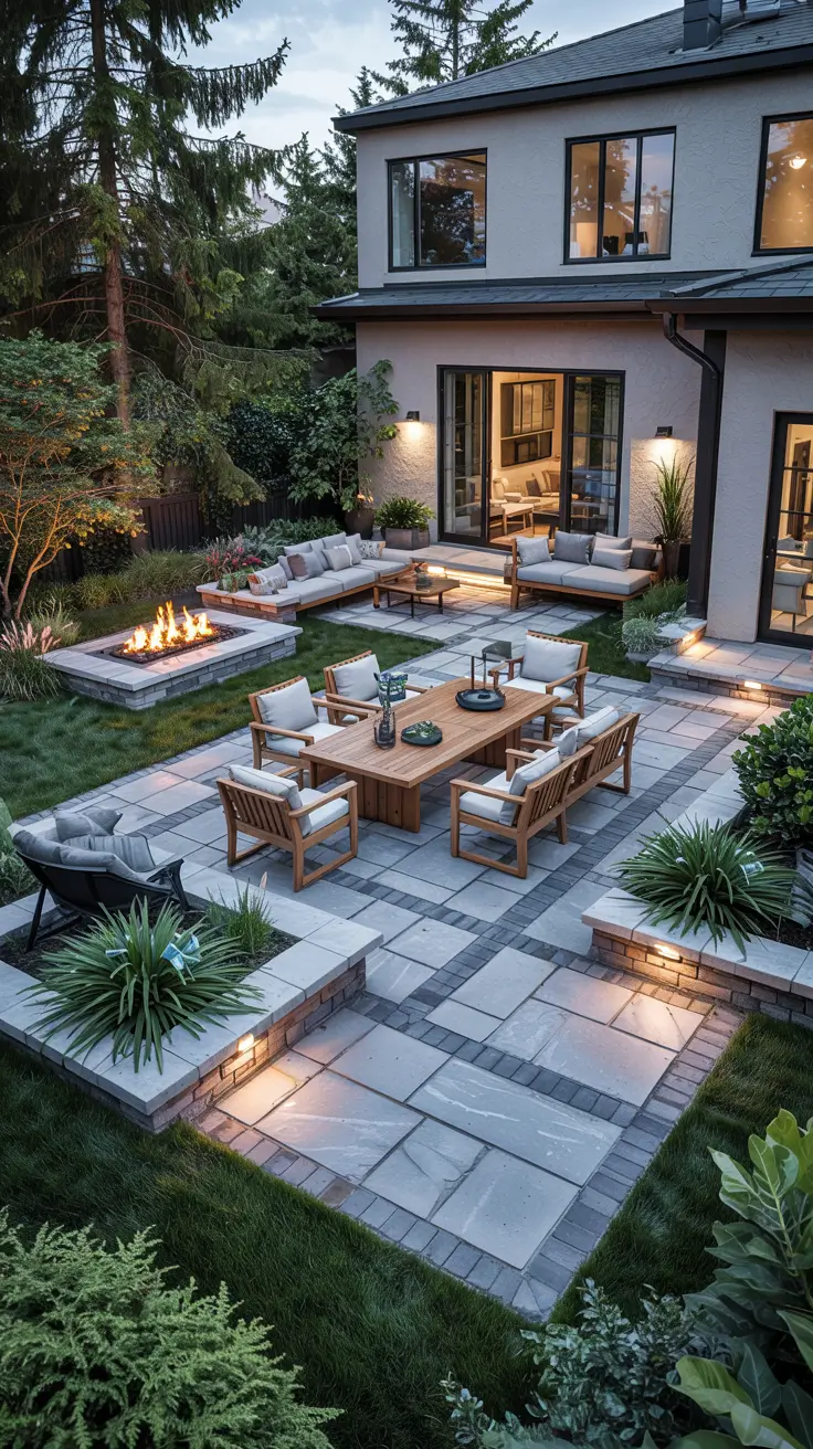 25 Paver Patio Patterns 2026 - Modern Ideas, Square, Brick, Herringbone Designs