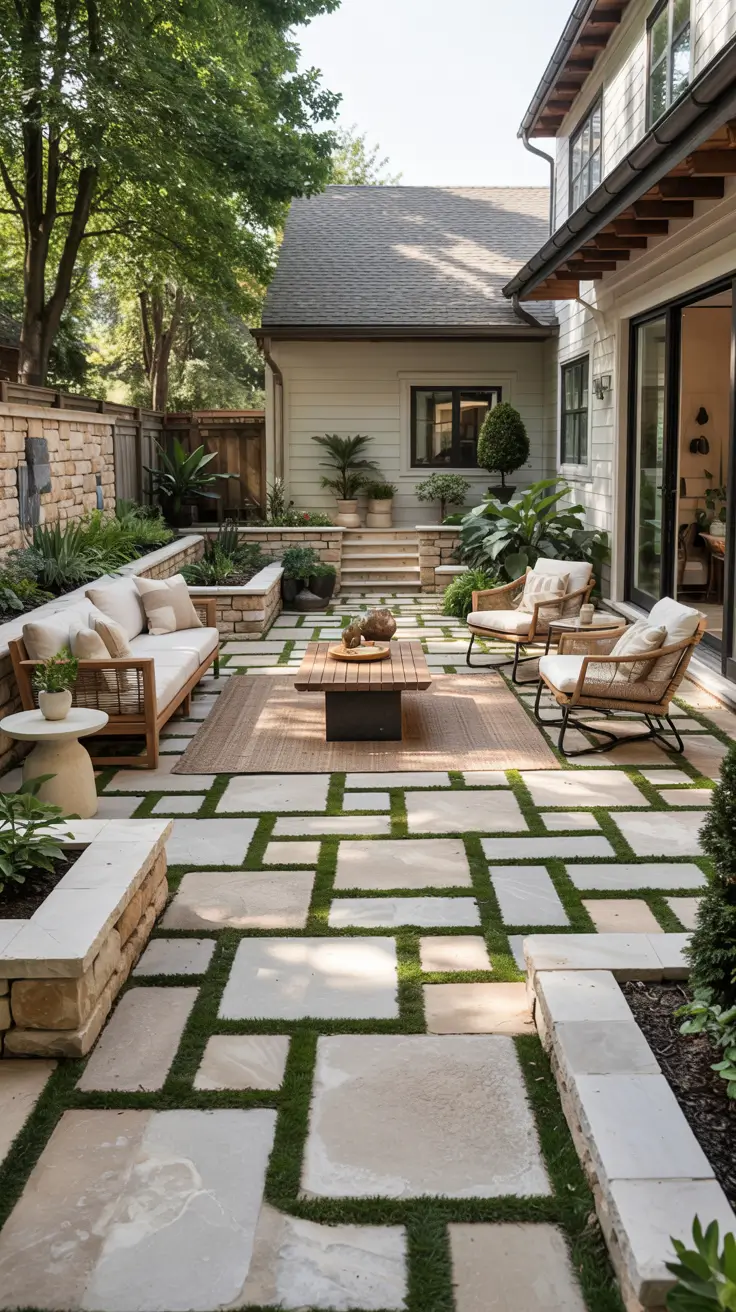25 Paver Patio Patterns 2026 - Modern Ideas, Square, Brick, Herringbone Designs