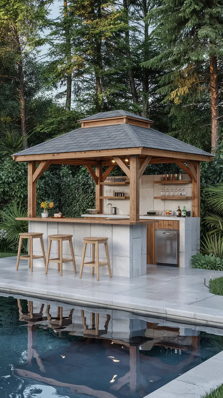 25 Pool Gazebo Ideas 2026 For Stylish Backyard Swimming Areas