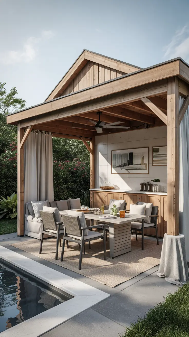 25 Pool Gazebo Ideas 2026 For Stylish Backyard Swimming Areas