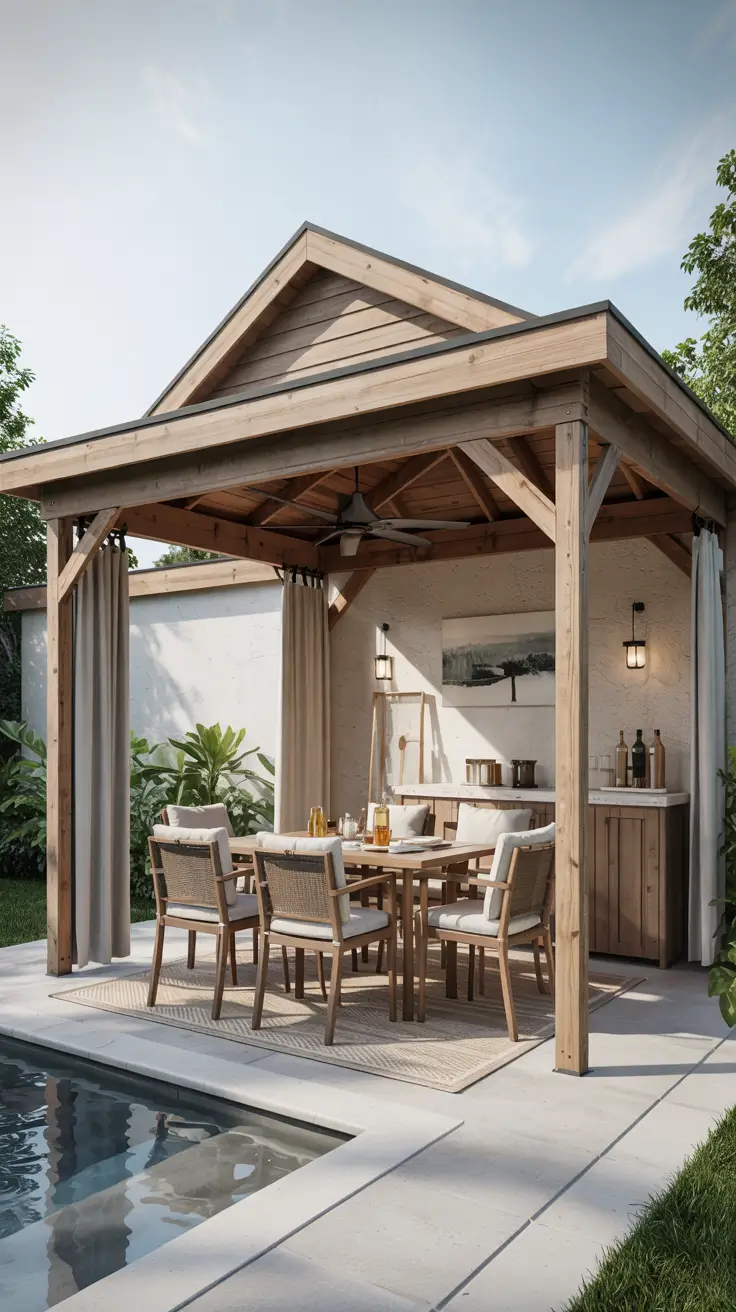 25 Pool Gazebo Ideas 2026 For Stylish Backyard Swimming Areas