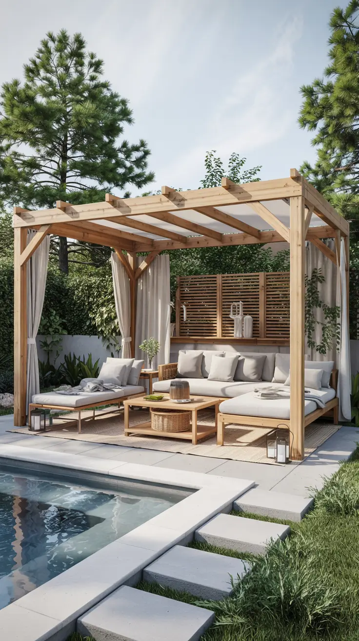 25 Pool Gazebo Ideas 2026 For Stylish Backyard Swimming Areas