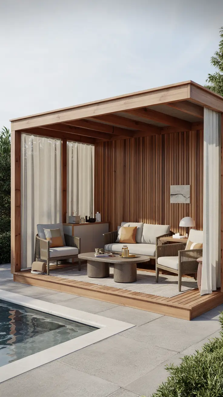 25 Pool Gazebo Ideas 2026 For Stylish Backyard Swimming Areas