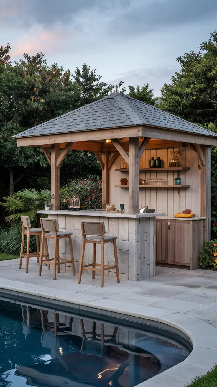 25 Pool Gazebo Ideas 2026 For Stylish Backyard Swimming Areas