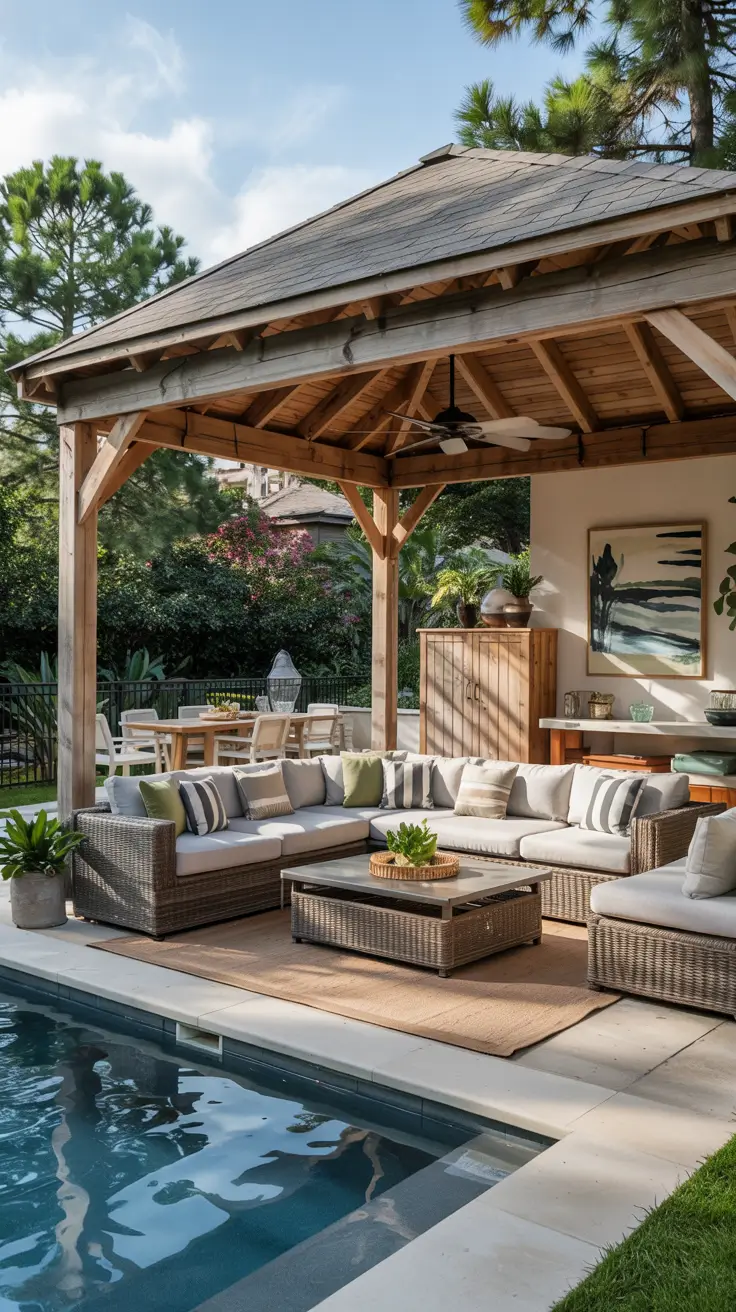 25 Pool Gazebo Ideas 2026 For Stylish Backyard Swimming Areas