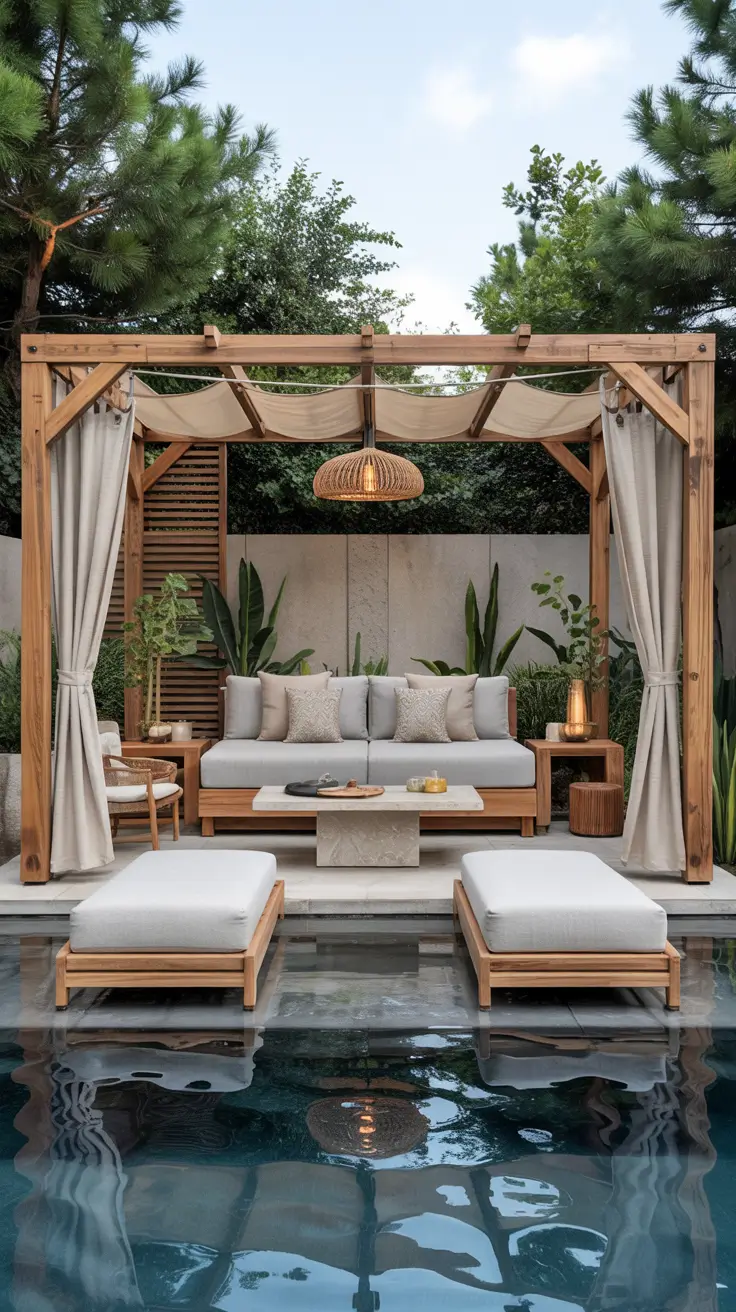 25 Pool Gazebo Ideas 2026 For Stylish Backyard Swimming Areas