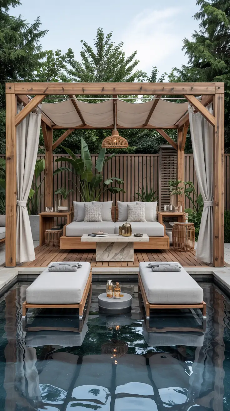 25 Pool Gazebo Ideas 2026 For Stylish Backyard Swimming Areas