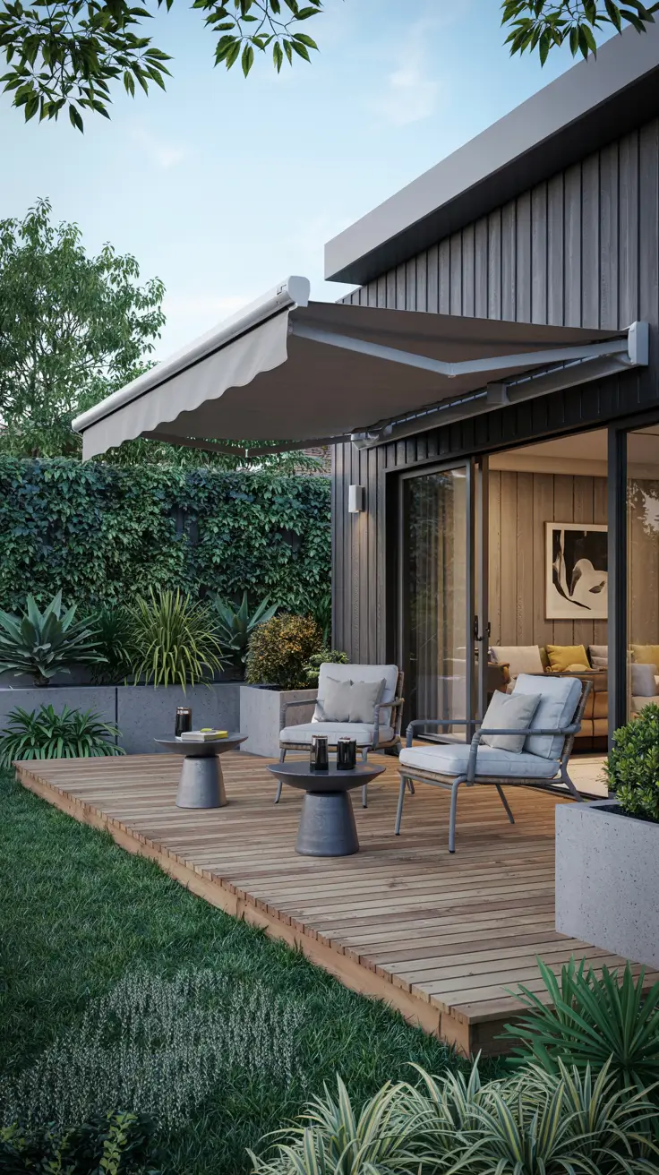 23 Retractable Awning Ideas 2026 - Modern Patio and Outdoor Shade Inspiration
