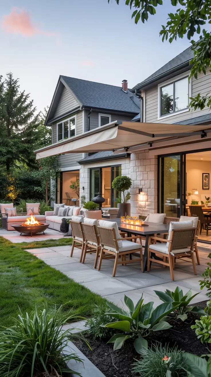 23 Retractable Awning Ideas 2026 - Modern Patio and Outdoor Shade Inspiration
