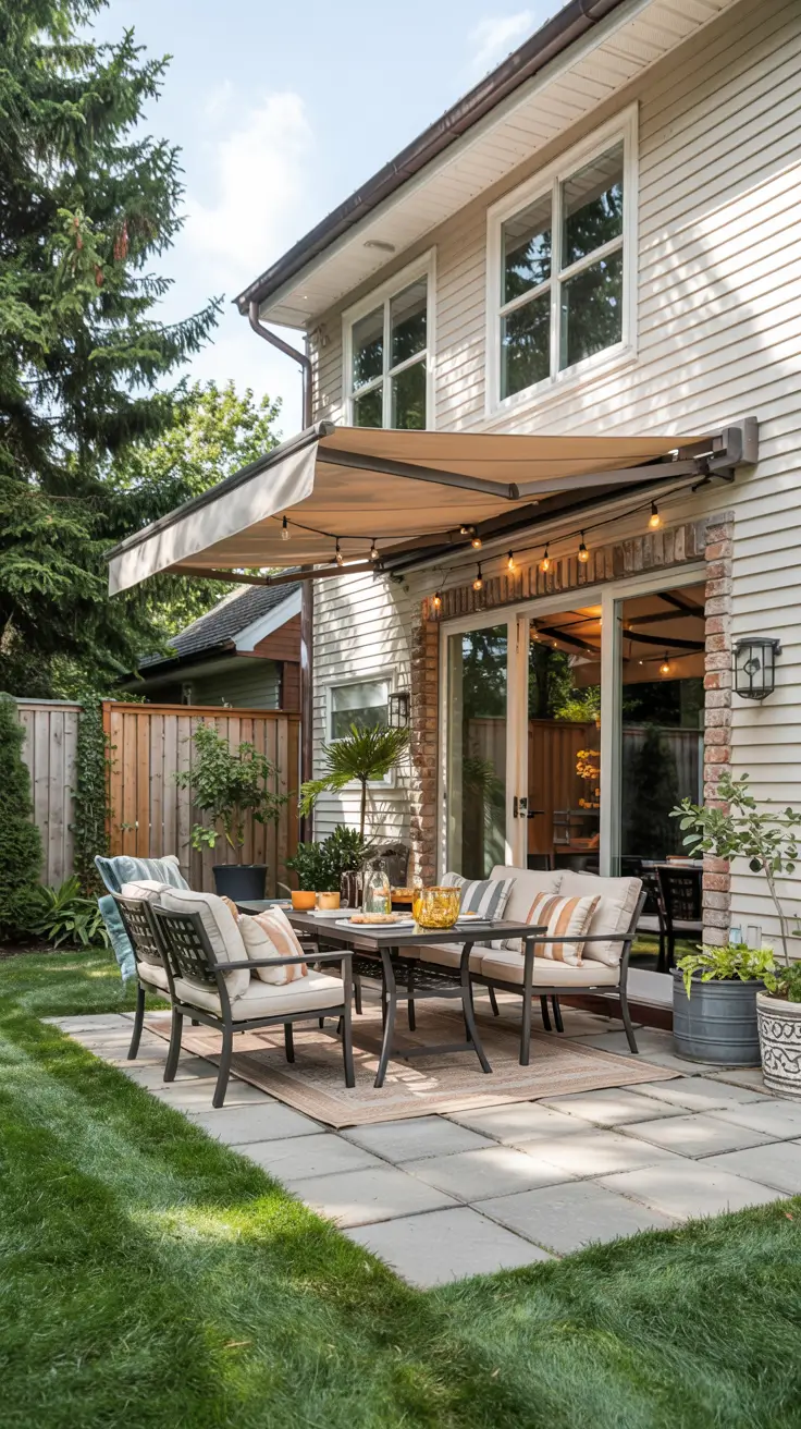 23 Retractable Awning Ideas 2026 - Modern Patio and Outdoor Shade Inspiration