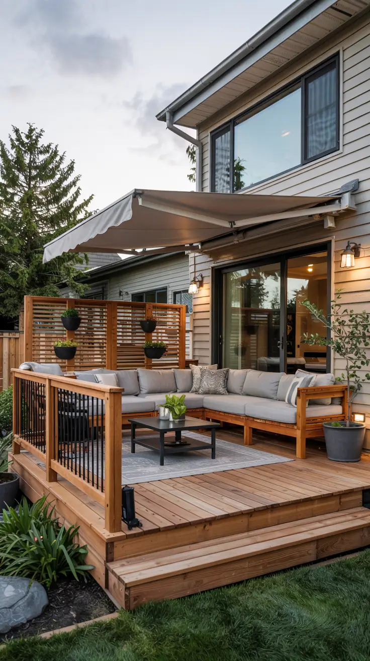 23 Retractable Awning Ideas 2026 - Modern Patio and Outdoor Shade Inspiration