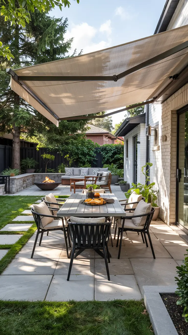 23 Retractable Awning Ideas 2026 - Modern Patio and Outdoor Shade Inspiration