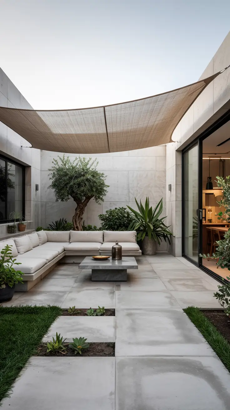 14 Shade Sail Backyard Ideas 2026 - Modern Sun and Triangle Designs