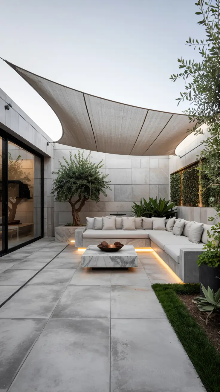 14 Shade Sail Backyard Ideas 2026 - Modern Sun and Triangle Designs