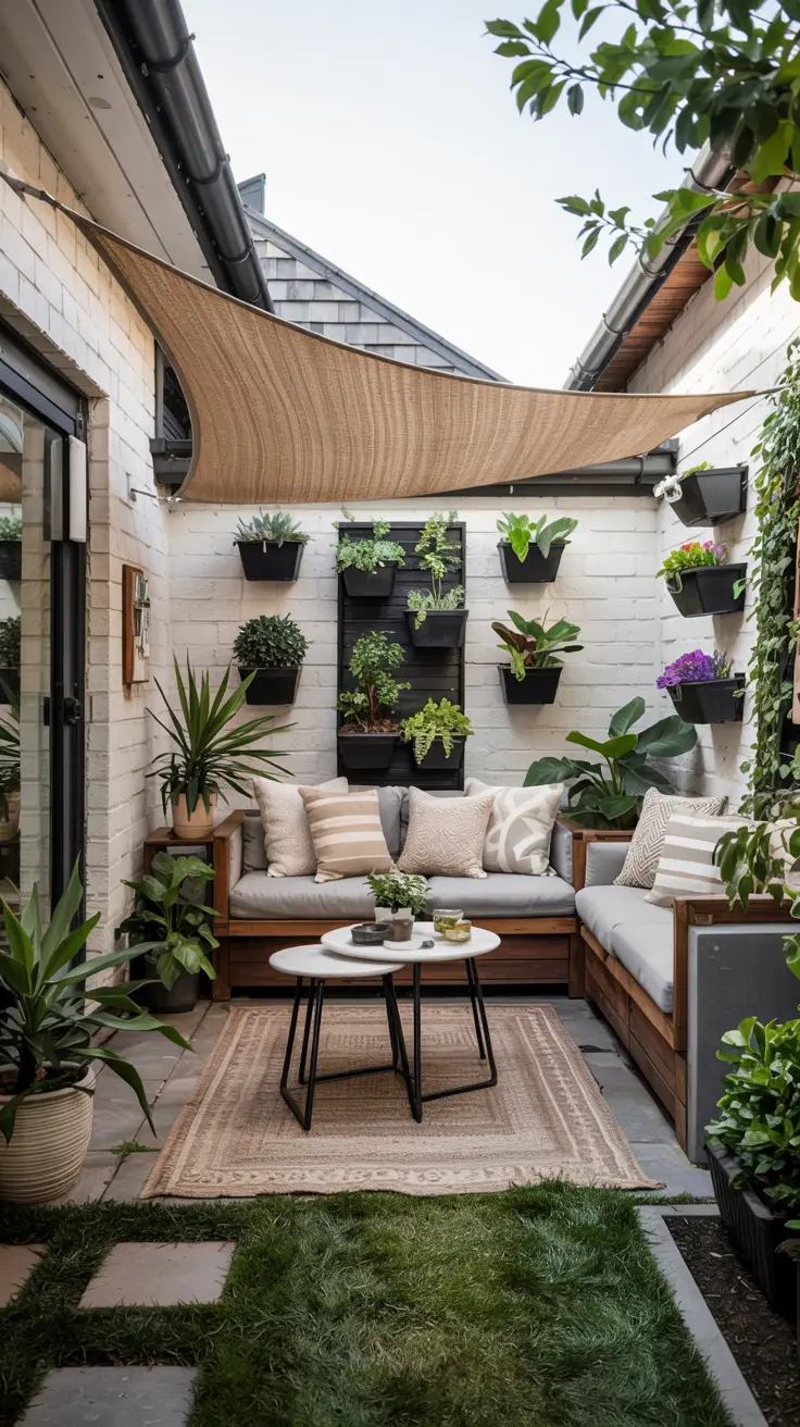 14 Shade Sail Backyard Ideas 2026 - Modern Sun and Triangle Designs