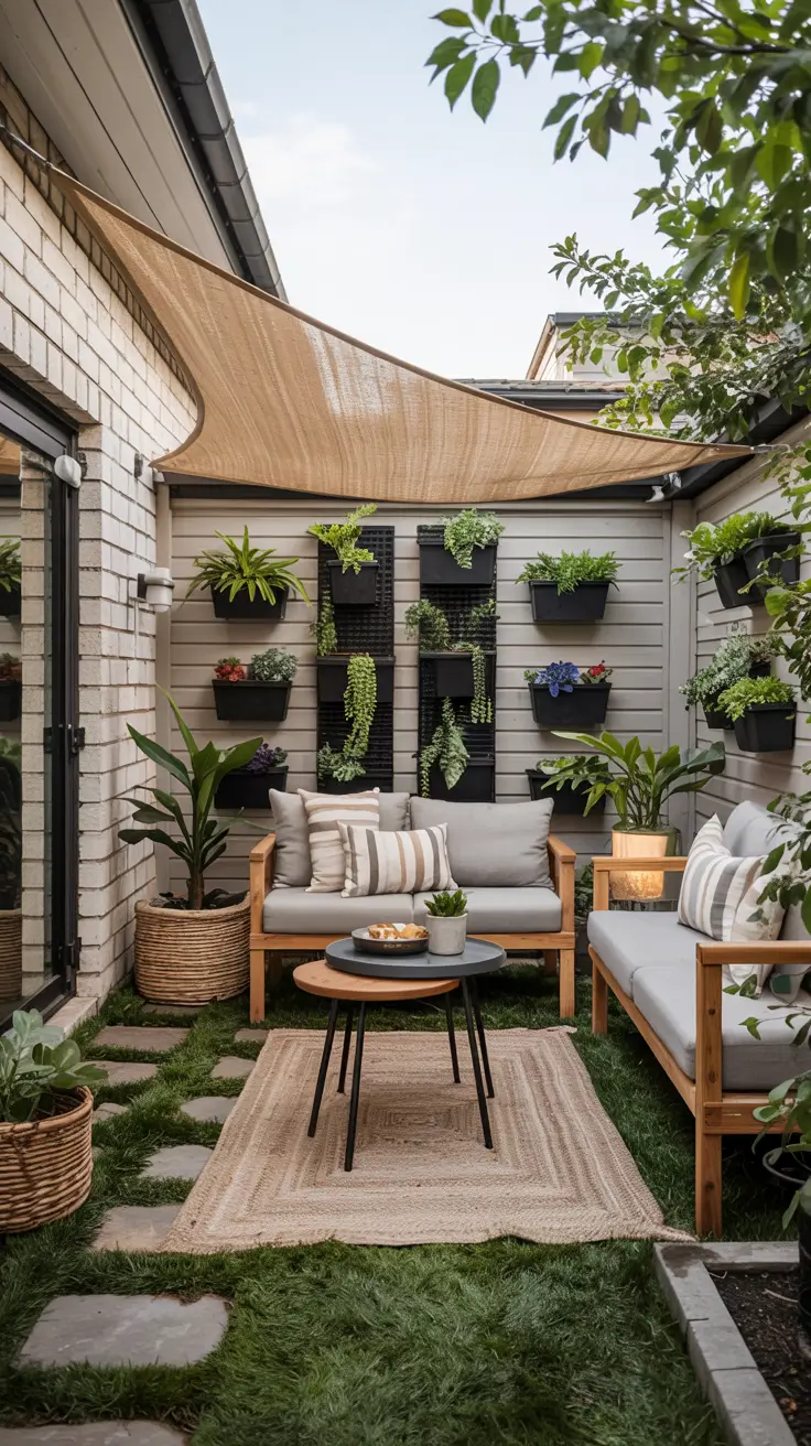 14 Shade Sail Backyard Ideas 2026 - Modern Sun and Triangle Designs