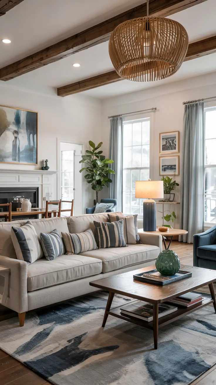 30 Coastal Living Room Ideas Summer 2026 With Modern Beachy Style